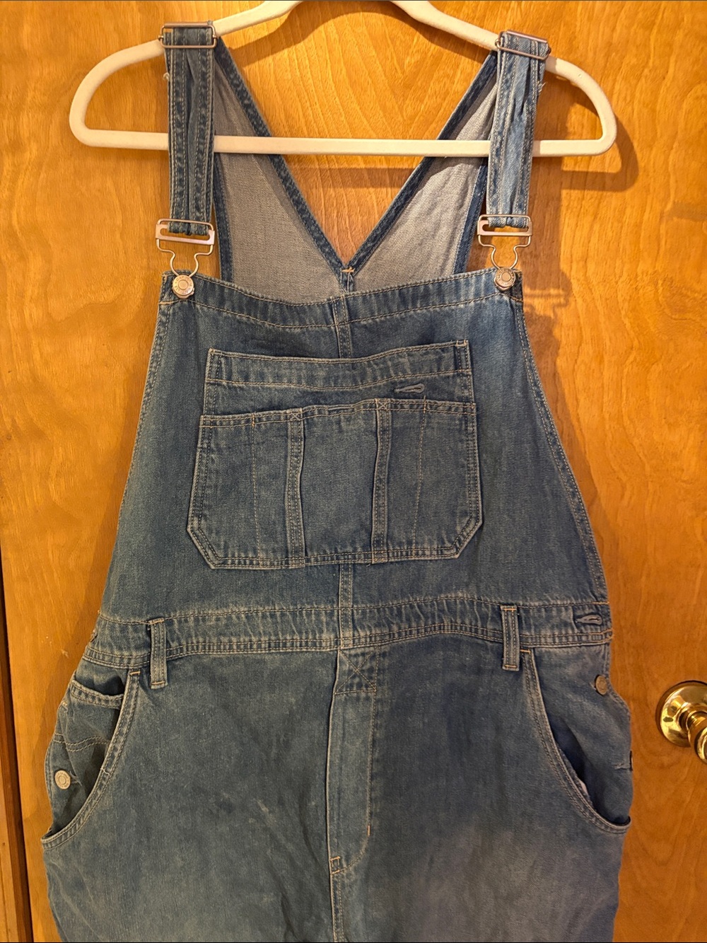 GAP ULTRA SOFT DENIM RELAXED OVERALLS